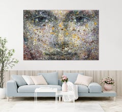 1-4-22, 21. Jahrhundert, Zeitgenössisch, Porträtmalerei, Öl auf Leinwand