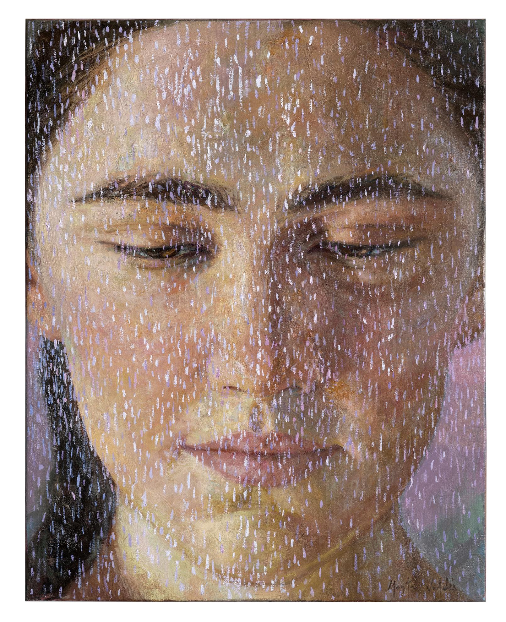 Montse Valdés Figurative Painting - 1-4-9, 21st Century, Contemporary, Portrait Painting, Oil on Canvas