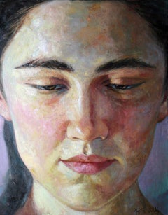1-4-9 - 21st Century, Contemporary, Portrait Painting, Oil on Canvas