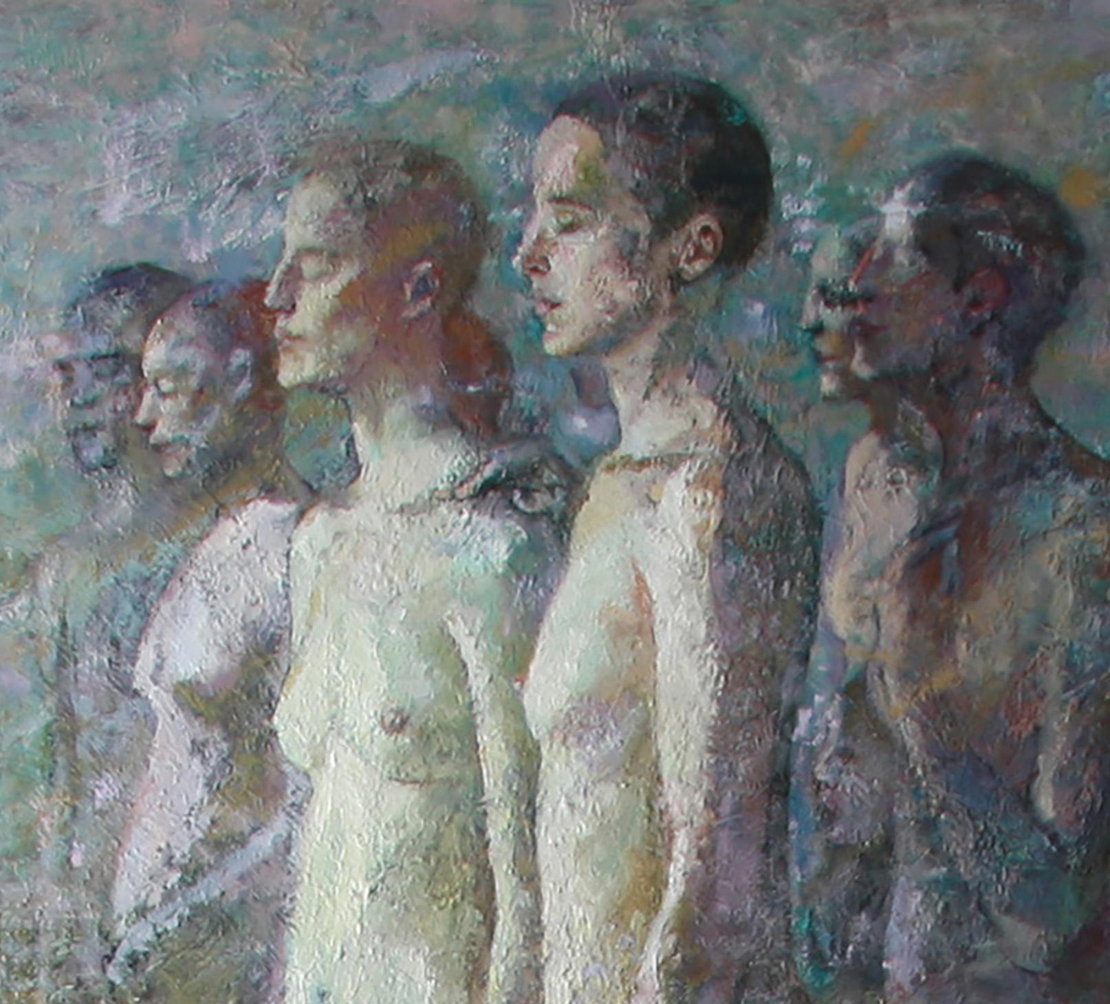 10-11-9 - 21st Century, Contemporary, Nude Painting, Oil on Canvas For Sale 2