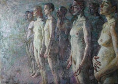 10-11-9 - XXI secolo, Contemporaneo, Pittura di nudo, Olio su tela