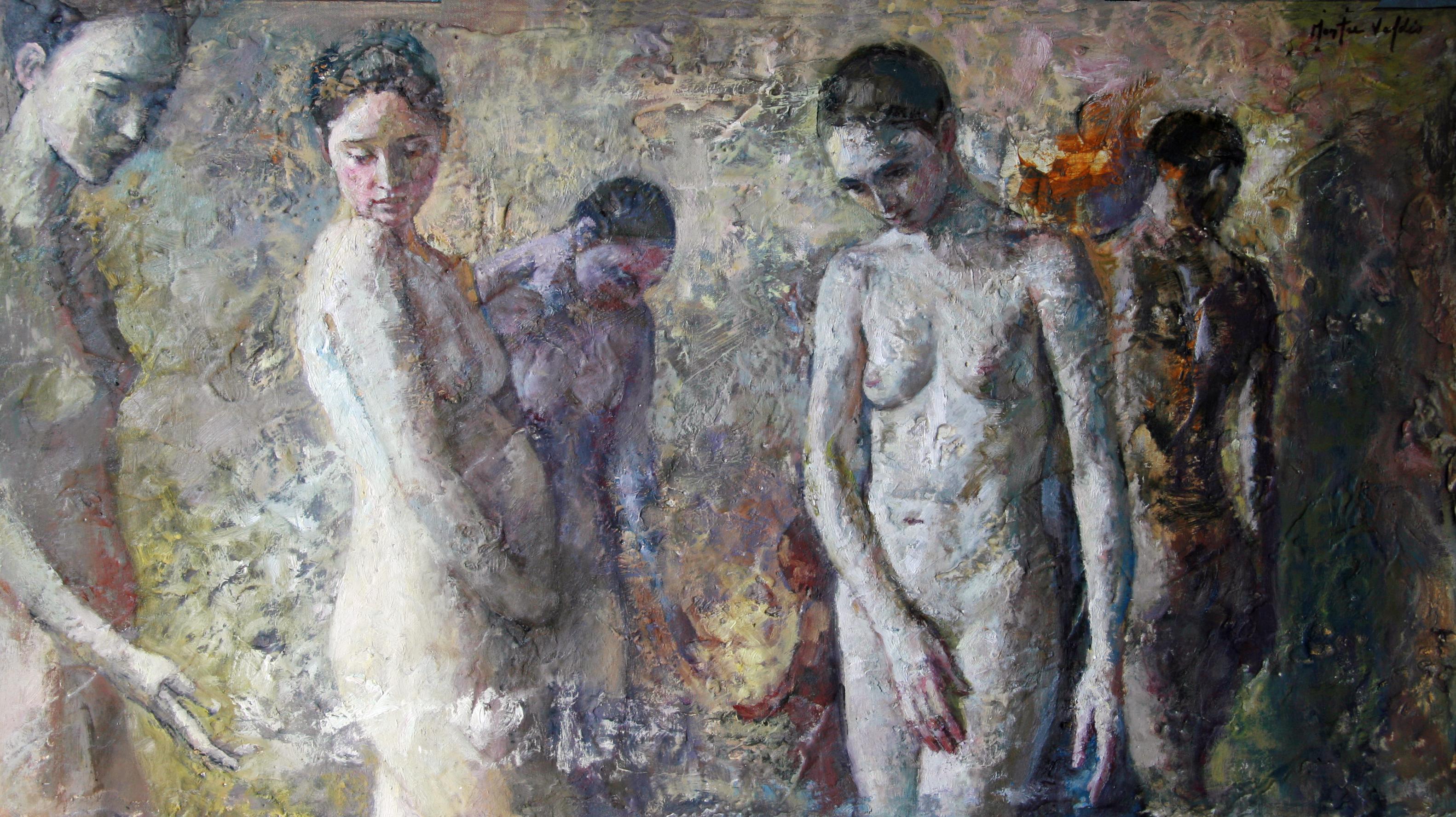 11-4-9 - 21st Century, Contemporary, Nude Painting, Oil on Canvas