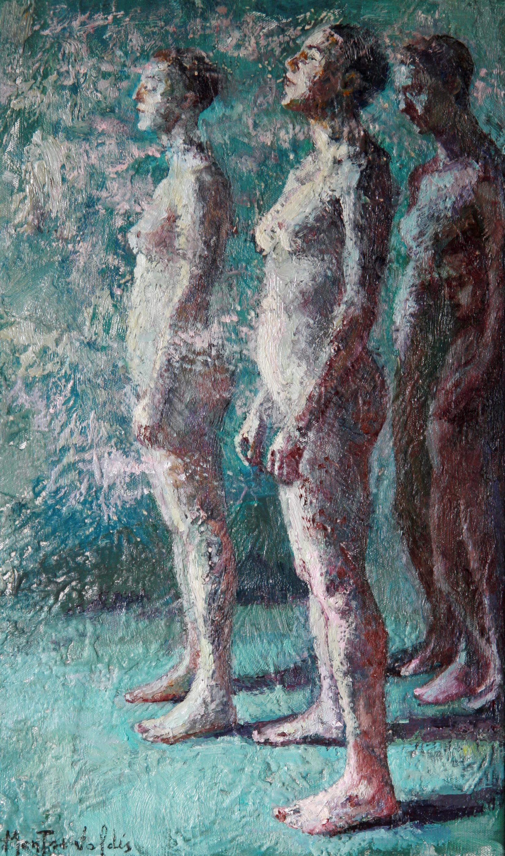 Montse Valdés Portrait Painting - 13-9-08 - 21st Century, Contemporary, Nude Painting, Oil on Canvas