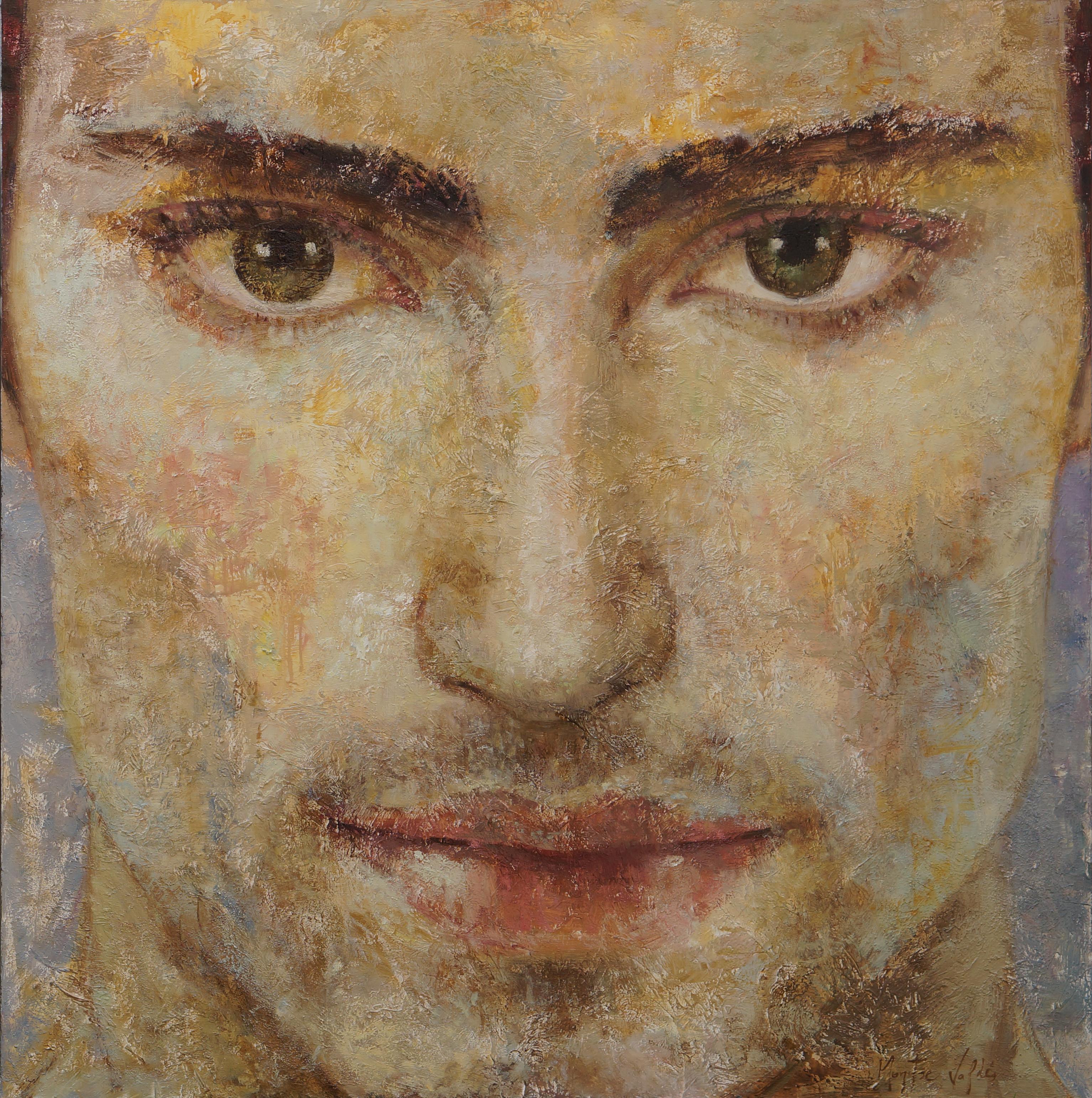 Montse Valdés Figurative Painting - 2-1-14 - 21st Century, Contemporary, Portrait Painting, Oil on Canvas