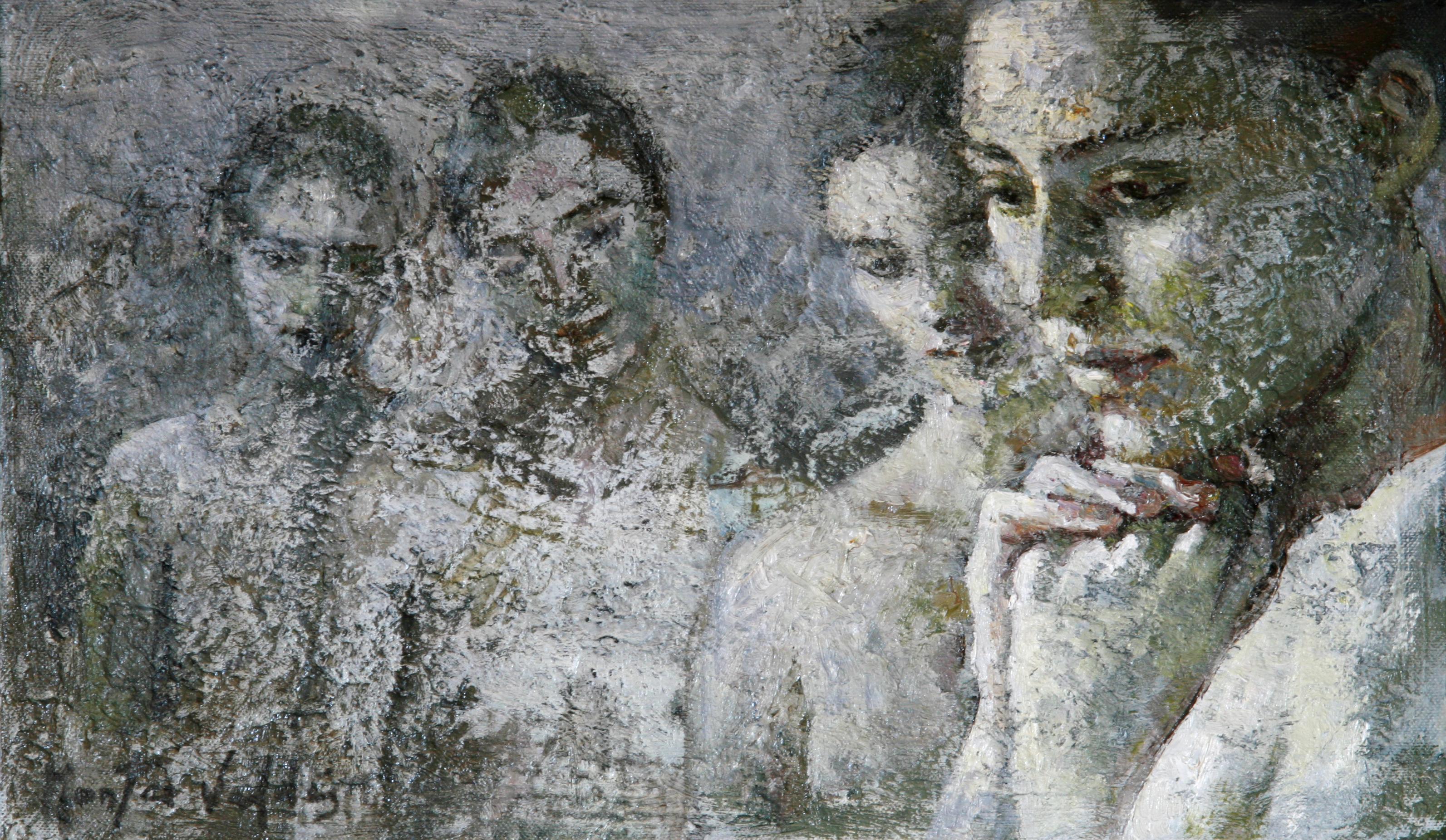 Montse Valdés Portrait Painting - 2-11-11 - 21st Century, Contemporary, Nude Painting, Oil on Canvas