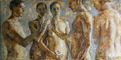 27-9-10 - 21st Century, Contemporary, Nude Painting, Oil on Canvas