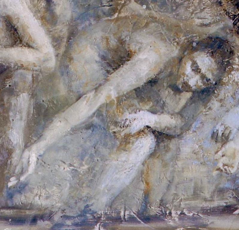 29-2-05 – 21. Jahrhundert, Zeitgenössisches, Aktgemälde, Öl auf Leinwand – Painting von Montse Valdés