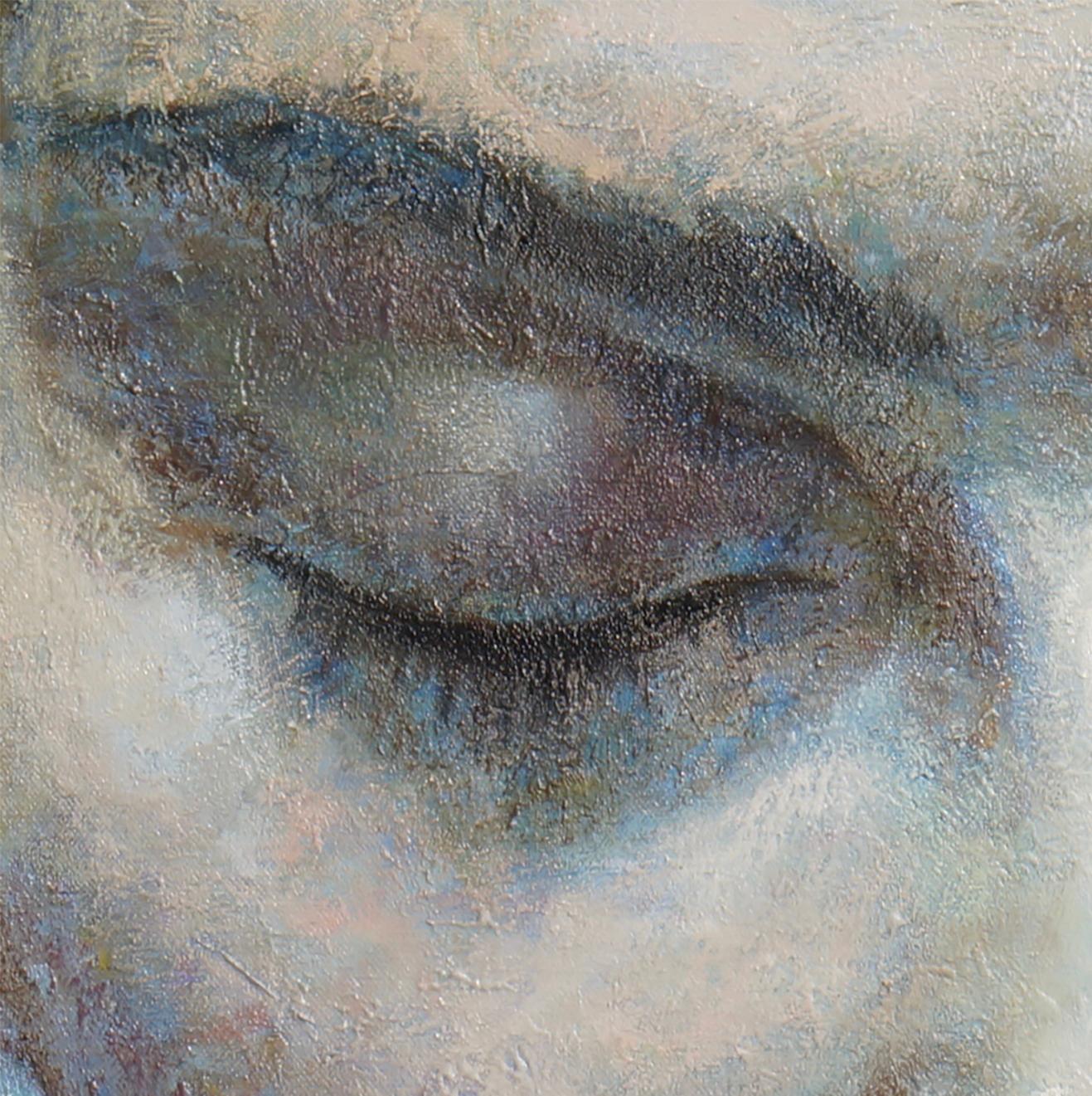 3-7-15 - 21° secolo, Contemporaneo, Ritratto, Olio su tela - Painting di Montse Valdés