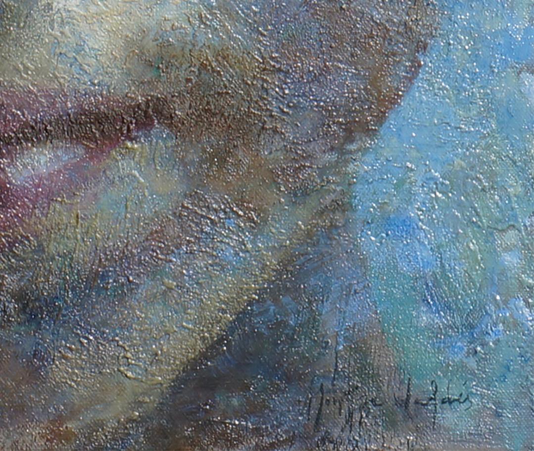 3-7-15 - 21° secolo, Contemporaneo, Ritratto, Olio su tela 1
