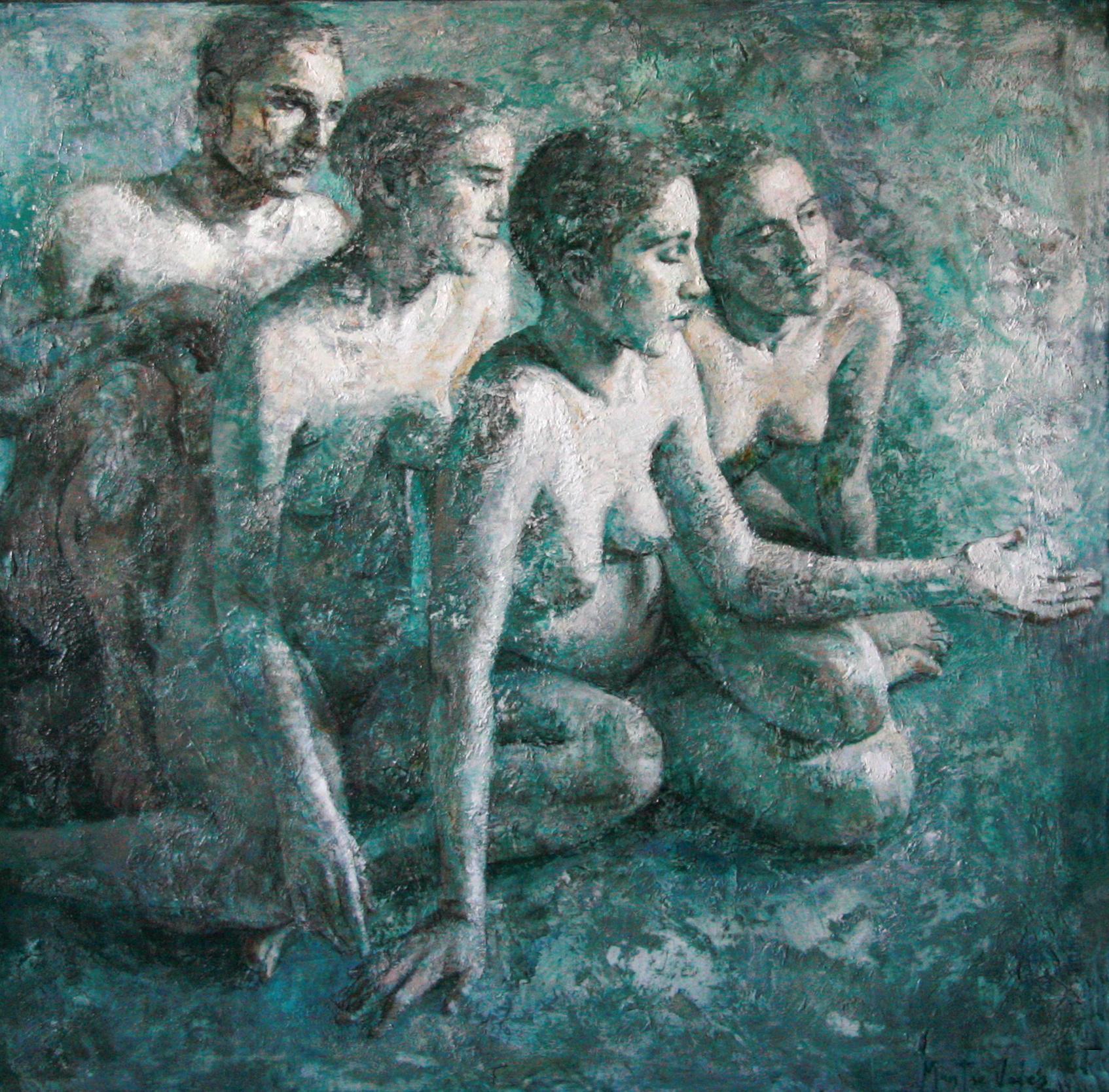 3-8-10 - 21st Century, Contemporary, Nude Painting, Oil on Canvas