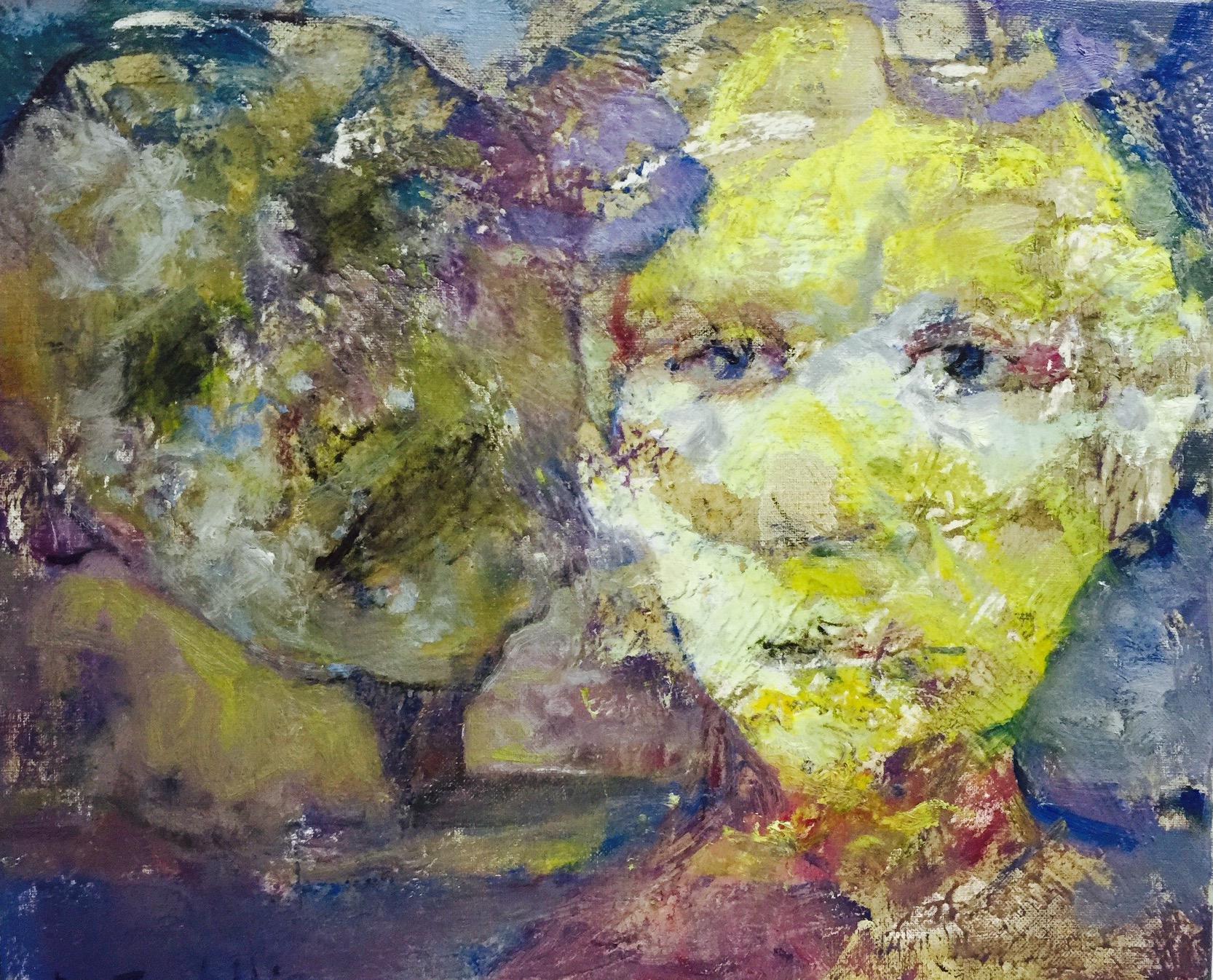 Oil on canvas
A more expressionist search by Montse Valdés