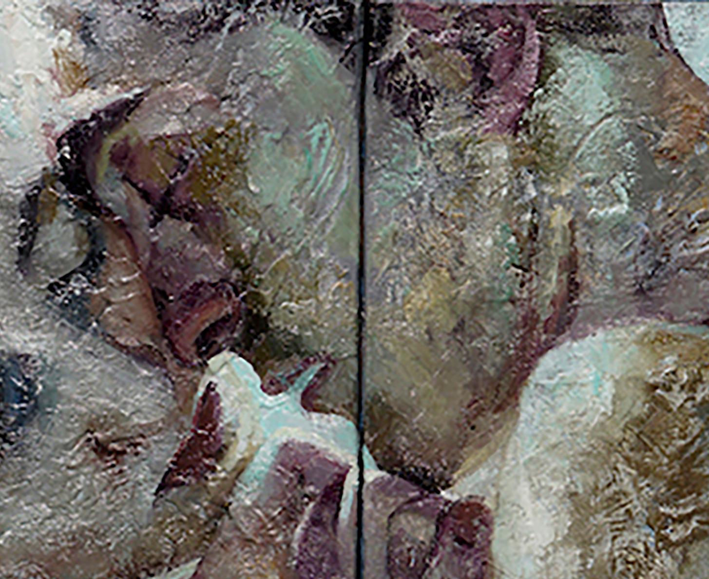 Diptych

“I paint the human figure and explore further till I reach the Beauty of Being, the Soul.. the part of Human Being where everything is in total Serenity, Goodness and Harmony, where no noise exists.” Montse Valdés never gets tired of