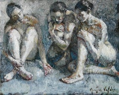 6-11-11 - 21st Century, Contemporary, Nude Painting, Oil on Canvas