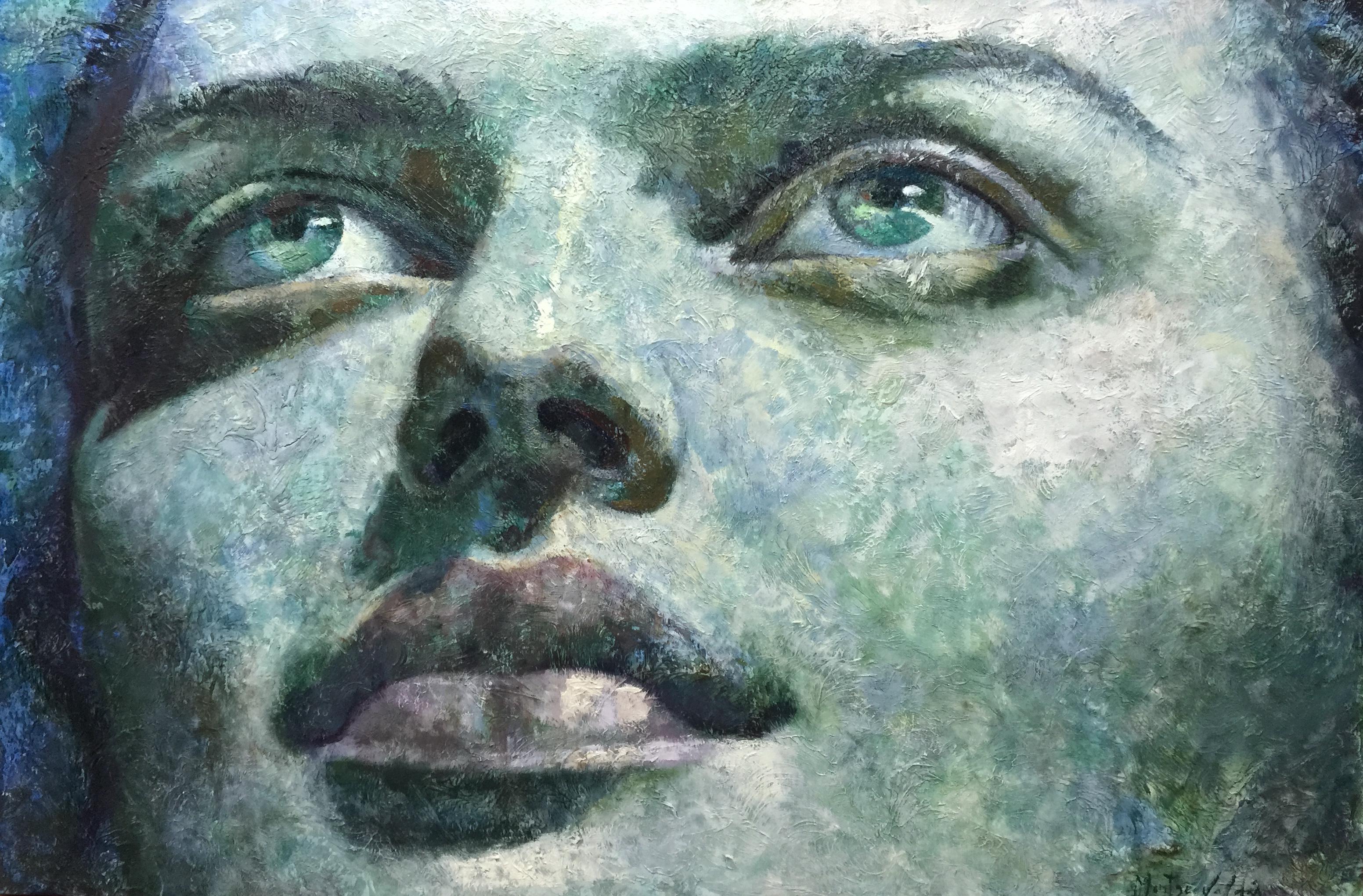 6-11-13 - 21st Century, Contemporary, Portrait Painting, Oil on Canvas