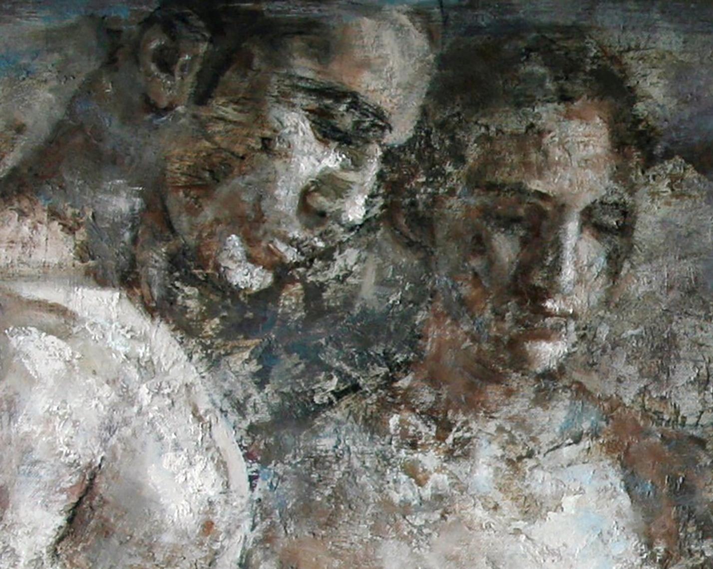6-8-10 - 21. Jahrhundert, Contemporary, Aktmalerei, Öl auf Leinwand – Painting von Montse Valdés