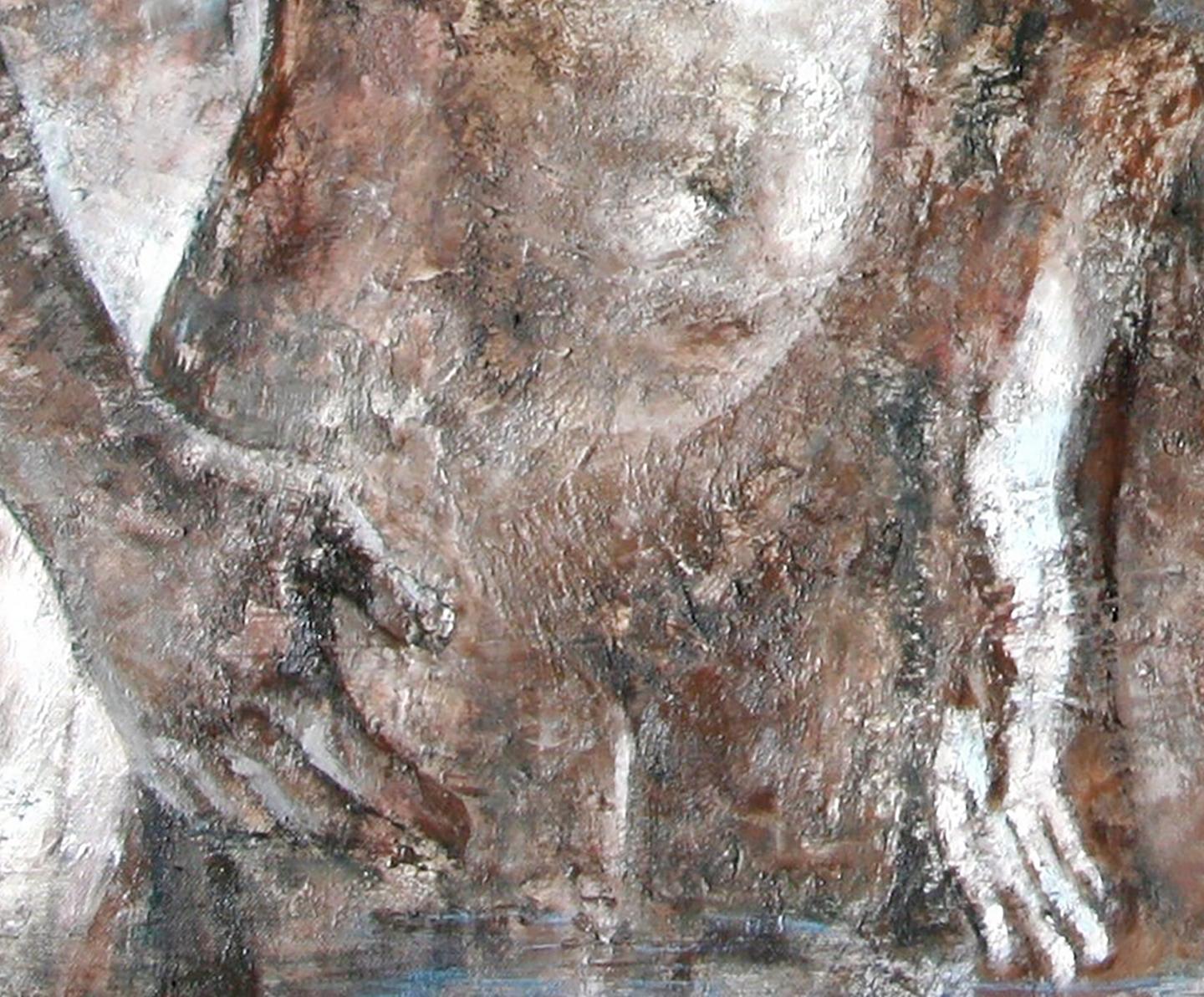 6-8-10 - 21e siècle, Contemporain, Peinture de nu, Huile sur toile en vente 1