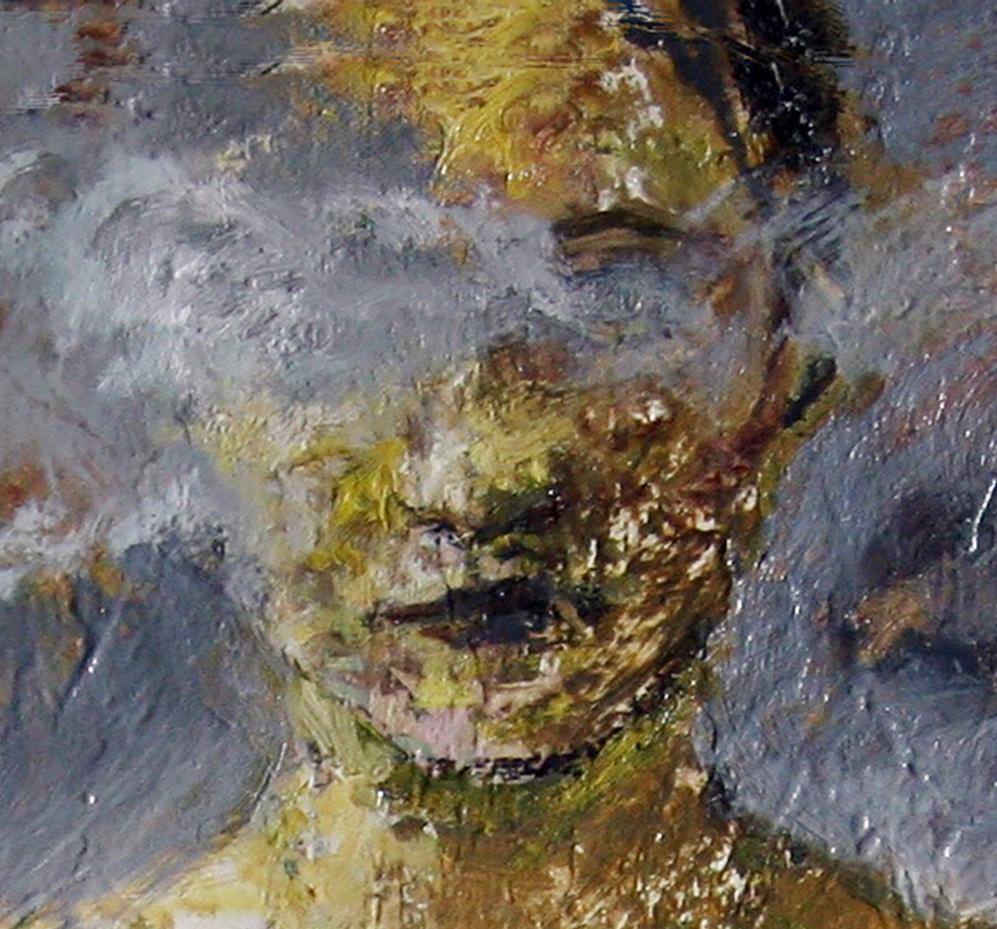 7-11-04b - 21st Century, Contemporary, Nude Painting, Oil on Canvas 2