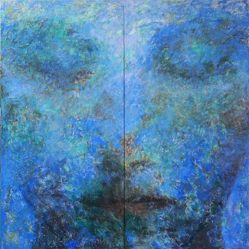7-11-13 Diptych - 21st Century, Contemporary, Portrait Painting, Oil on Canvas