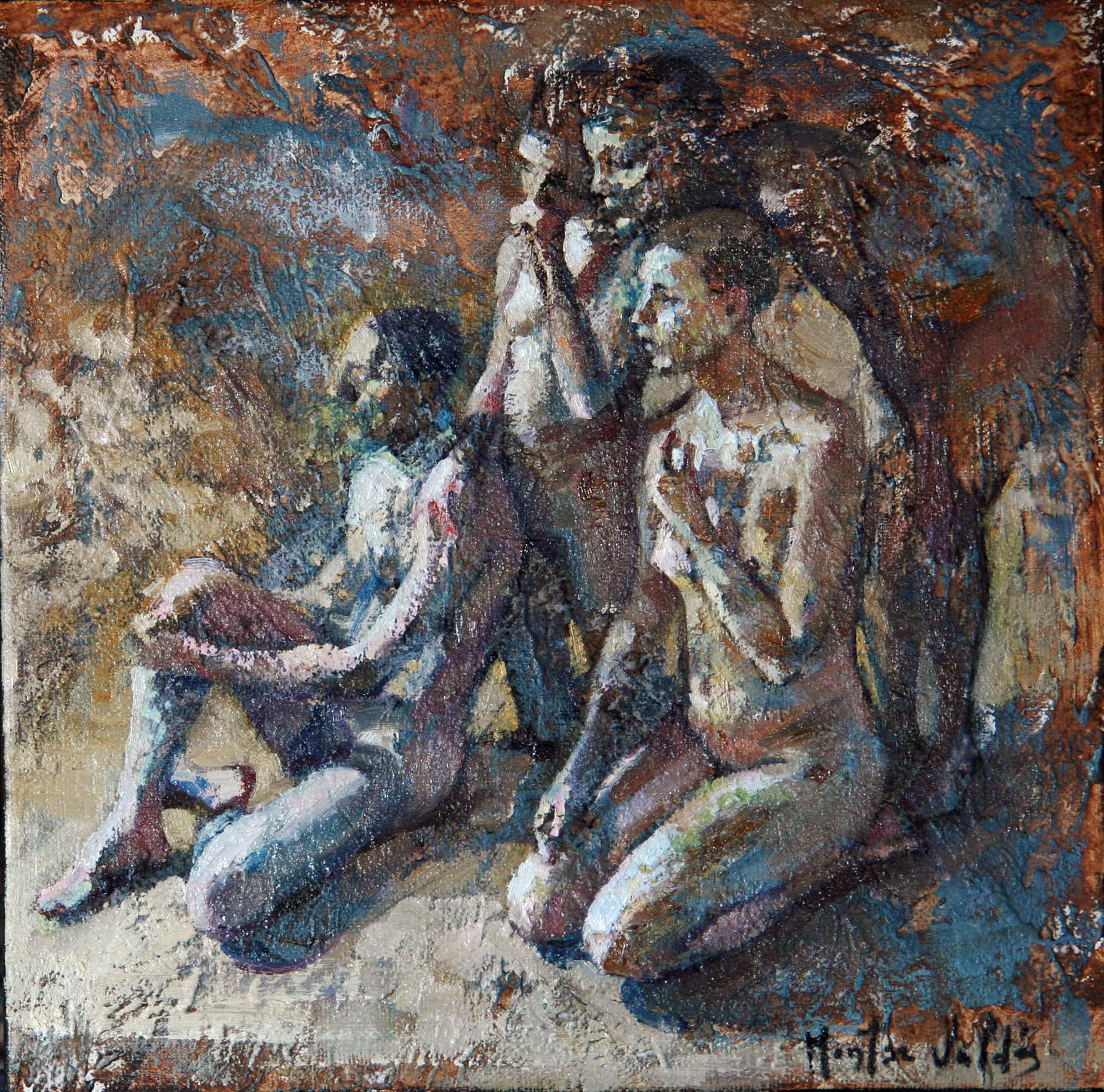 Montse Valdés Portrait Painting - 8-9-08 - 21st Century, Contemporary, Nude Painting, Oil on Canvas