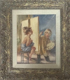 “2 Girls Painting”