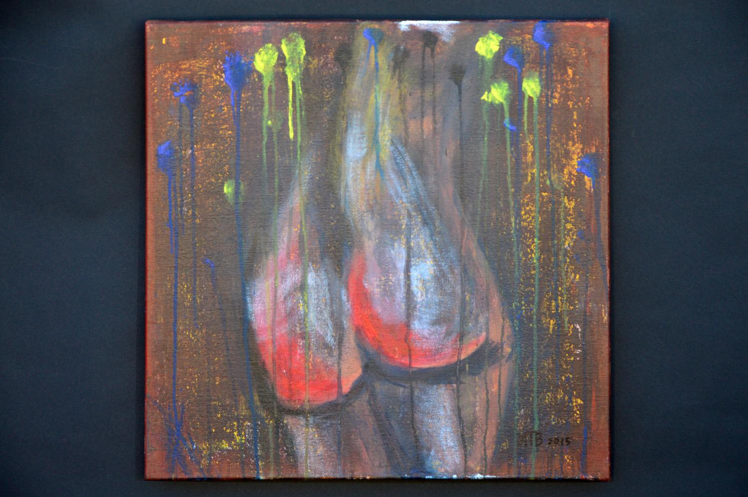 Montserrat Tobella Abstract Painting - Anatomia colorista