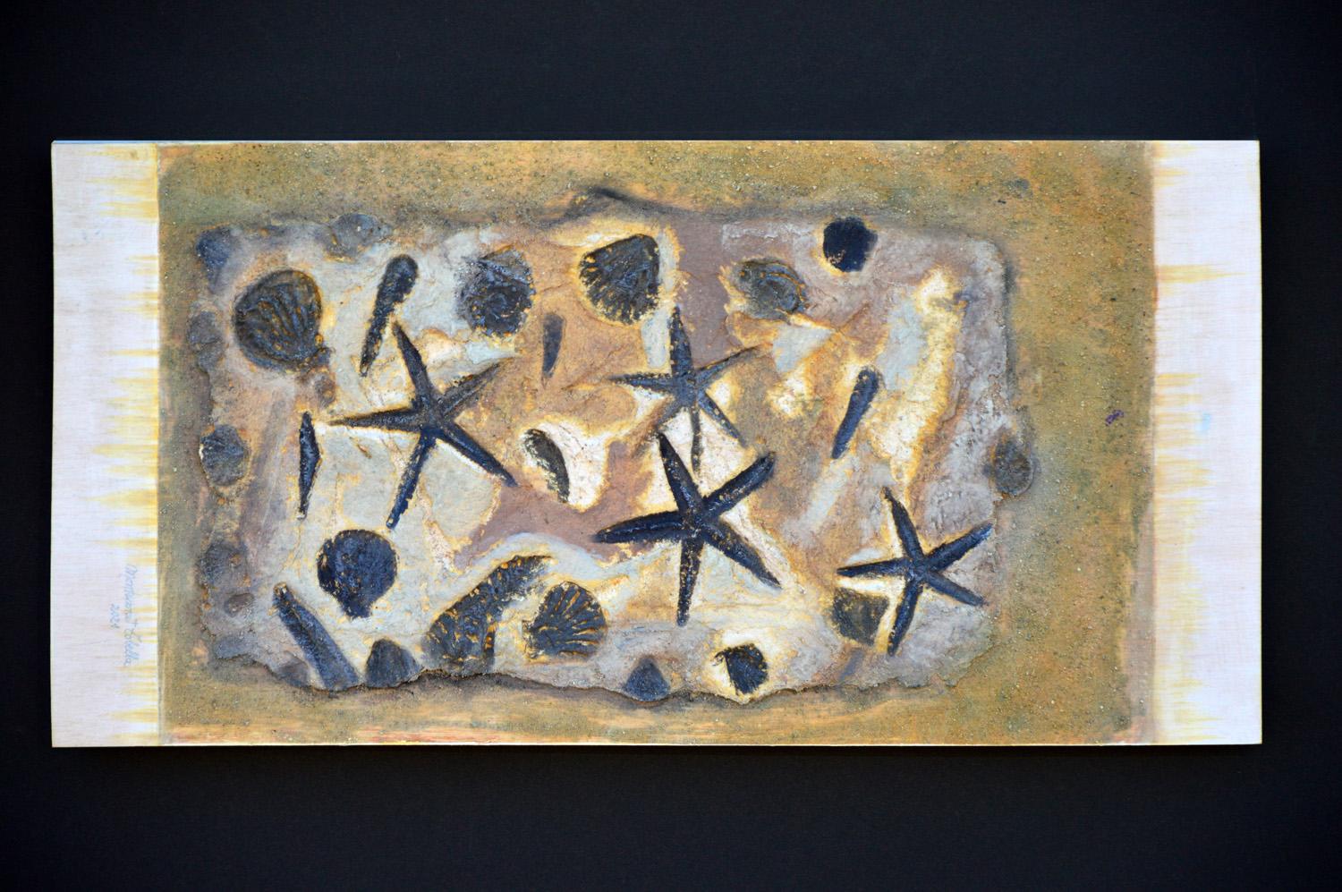 Montserrat Tobella Abstract Painting - Fósiles