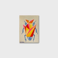 Abstract Mixed Media Artwork, "Abstract Insect #1"