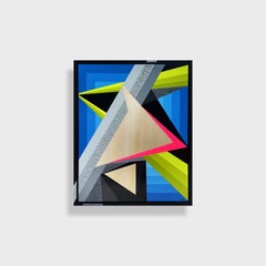 Abstract Mixed Media Artwork, "Geo #156"