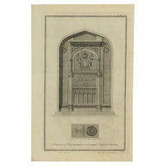 Monument of King Edward IV (..) - Basire, 1790