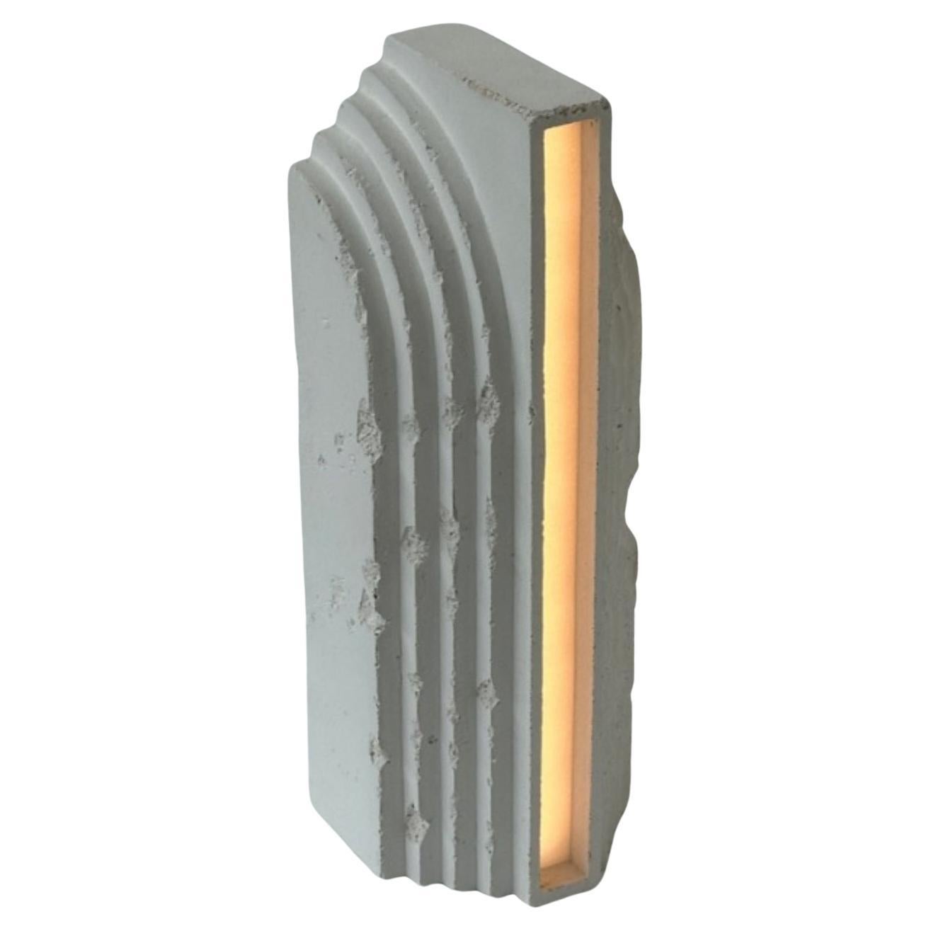 Monument Recto Aged Table Lamp by Eingang Studio For Sale