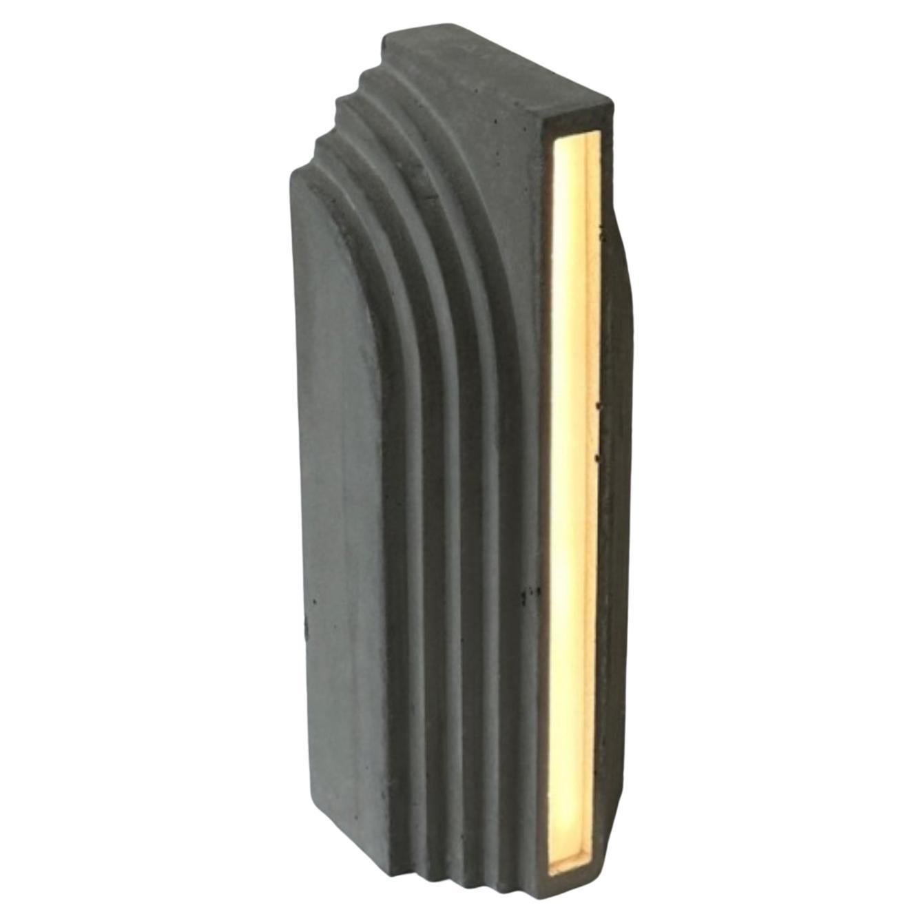 Monument Recto Dark Table Lamp by Eingang Studio