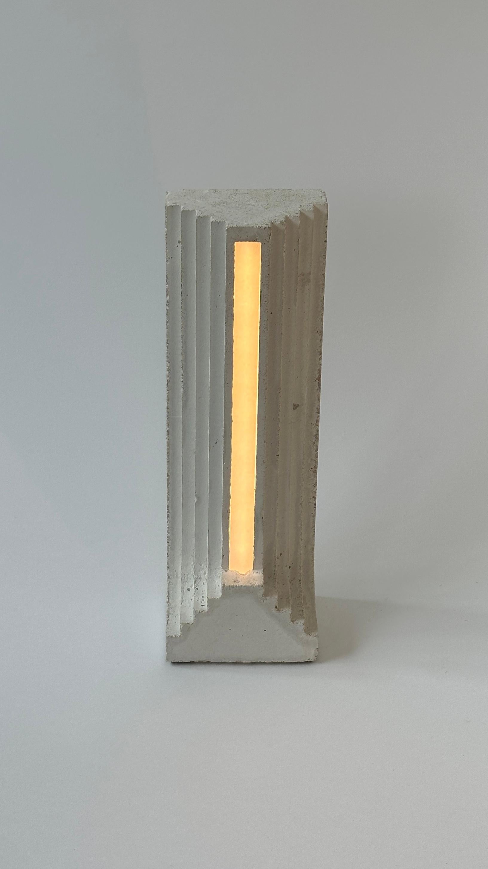 French Monument Verso Table Lamp by Eingang Studio For Sale
