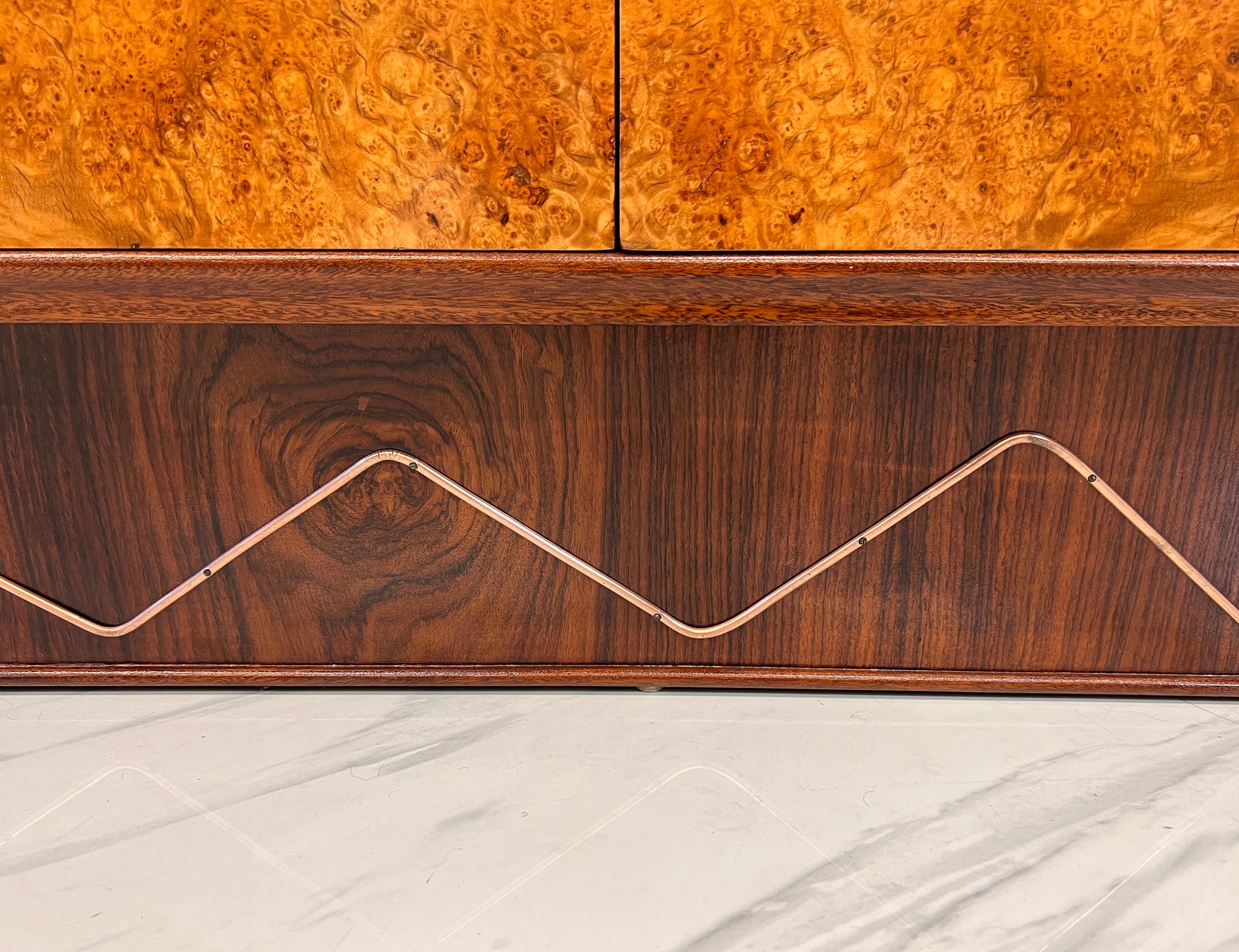 Monumentale credenza Art Deco francese lunga 119