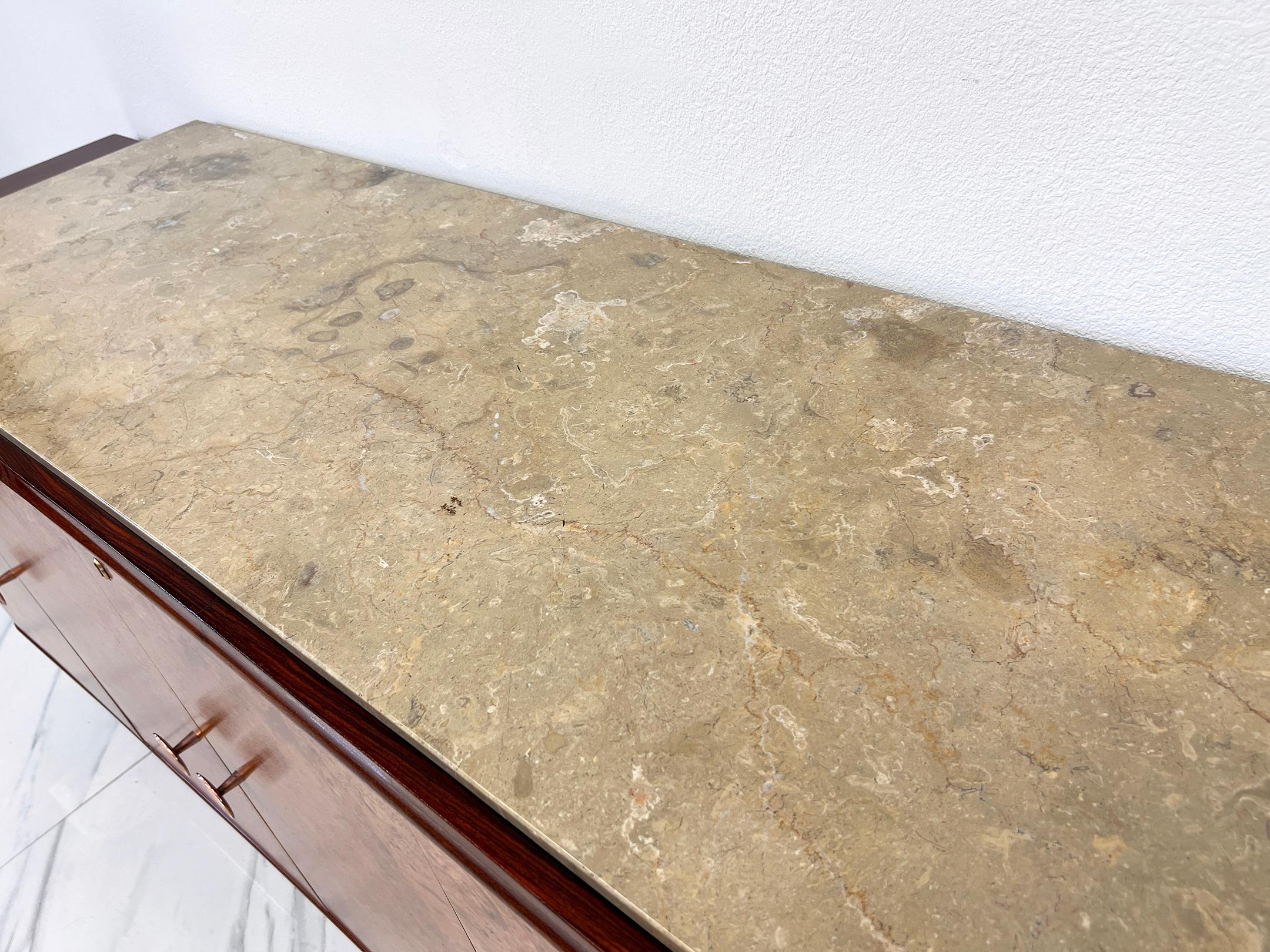 Monumentale credenza Art Deco francese lunga 119