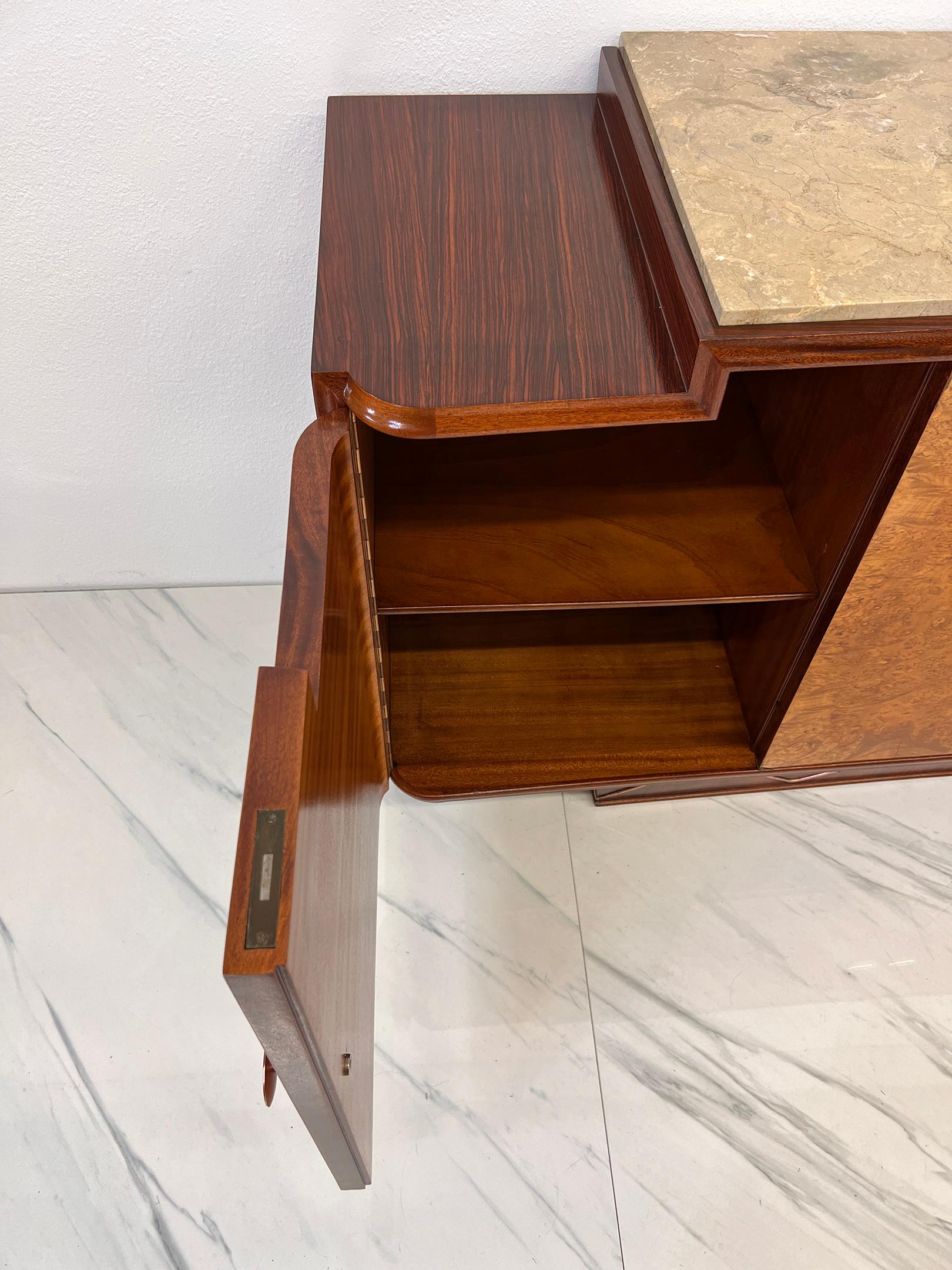 Francese Monumentale credenza Art Deco francese lunga 119