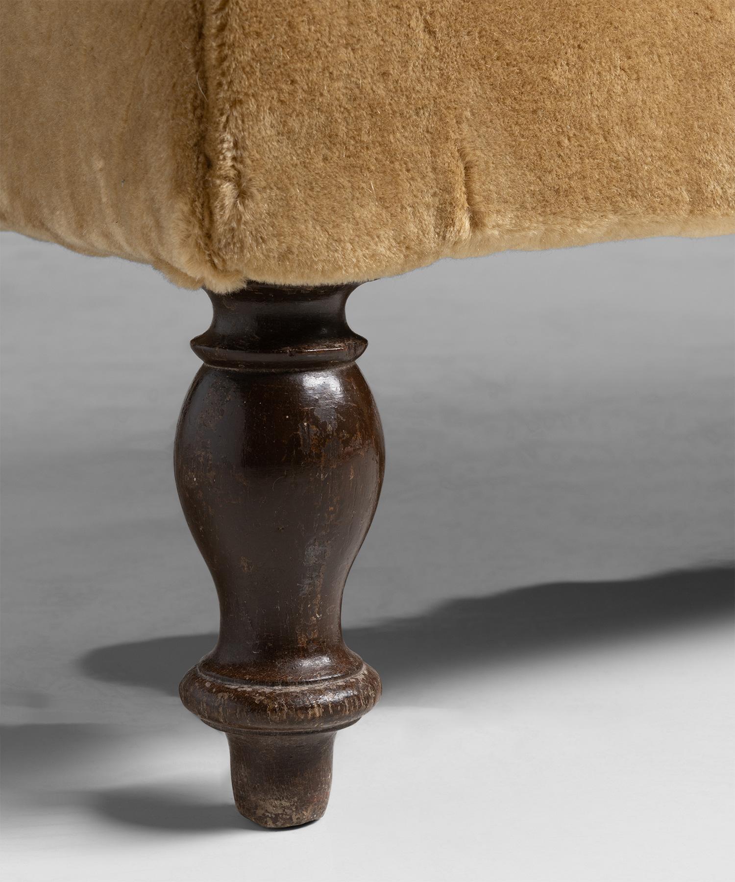 Monumental Sofa in Teddy Mohair by Pierre Frey, France circa 1870 2