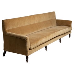 Monumental Sofa in Teddy Mohair by Pierre Frey, France circa 1870