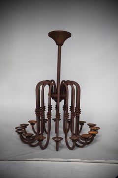Monumental 16-Arm Candle Chandelier, Early 20th Century