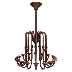 Monumental 16-Arm Candle Chandelier, Early 20th Century