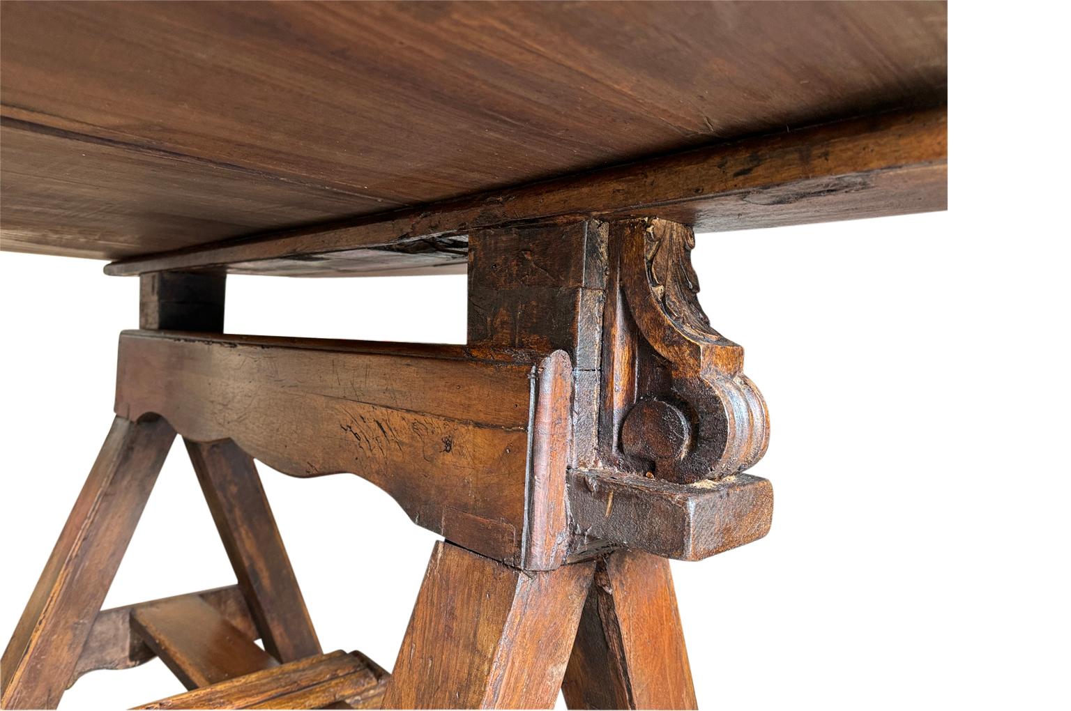 Monumentale Table De Travaille del XVII secolo italiano - Tavolo da lavoro in vendita 1