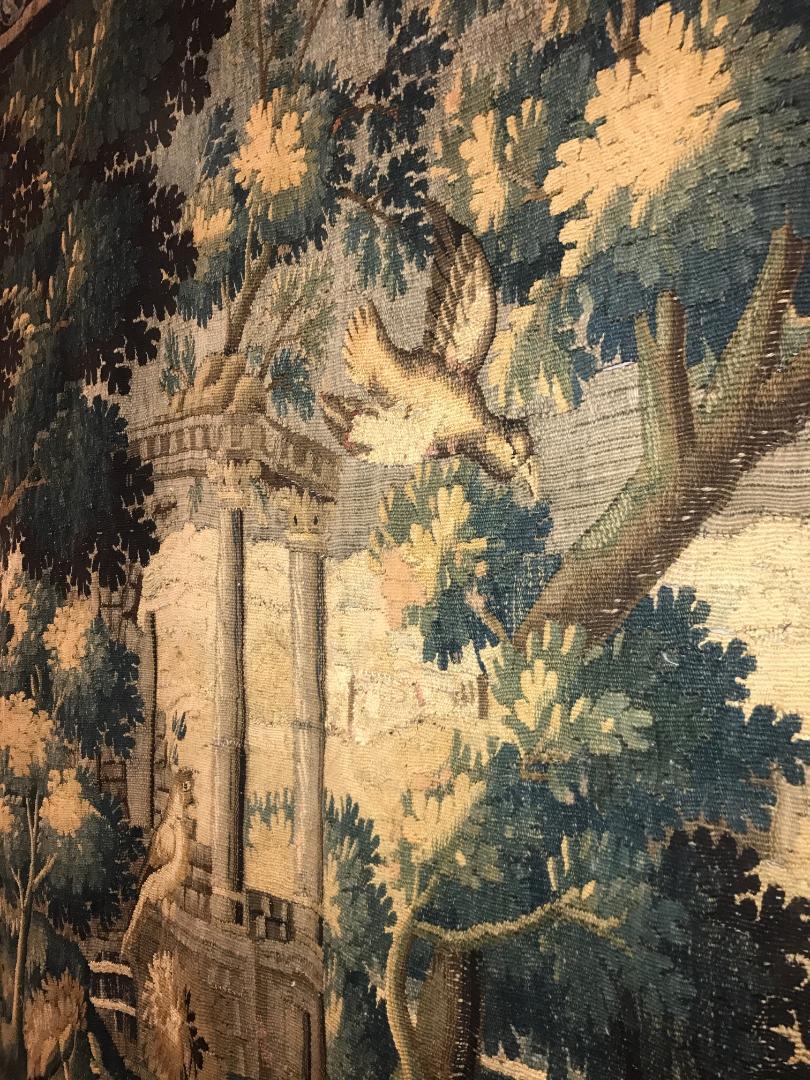 Monumental 18th Century Flemish Verdure Tapestry 6