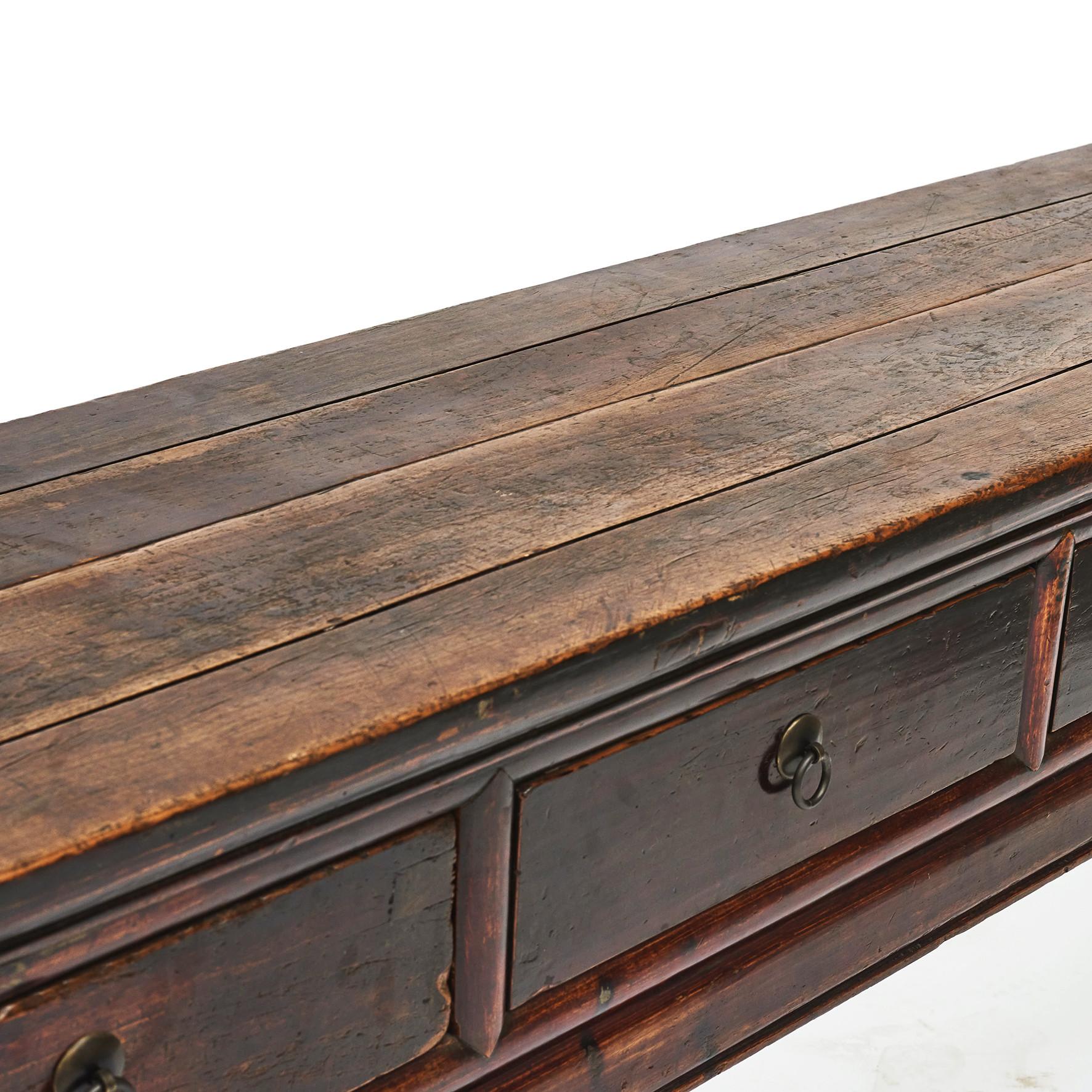 Walnut Monumental 18th-19th Century Qing Alter Table