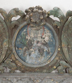 Monumental 18th Century Austrian Carved Frame in Baroque Taste