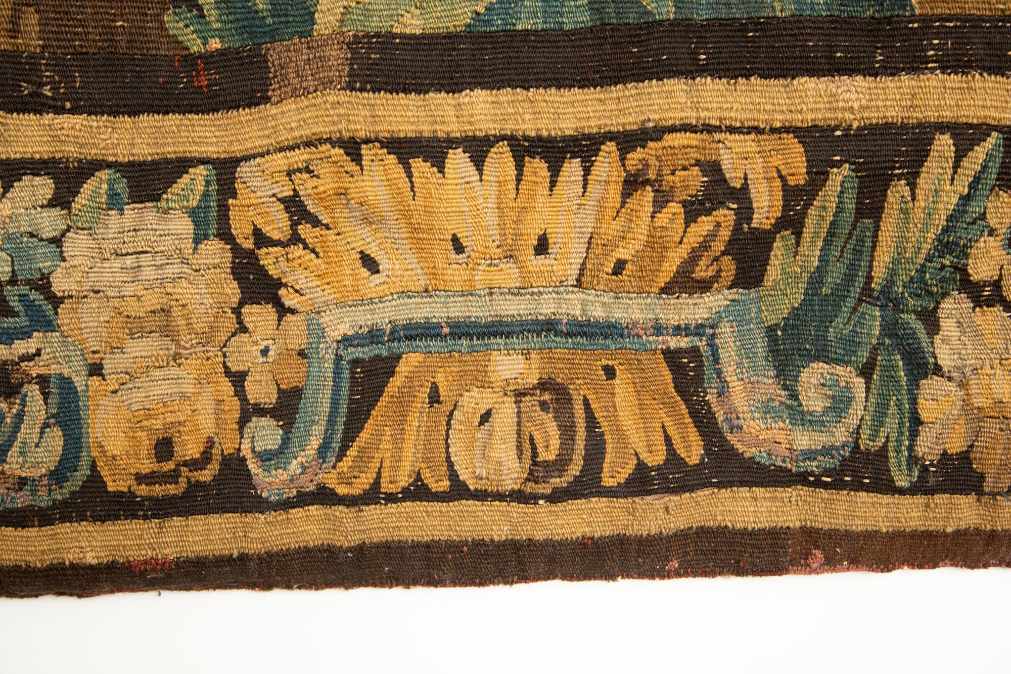 Monumental 18th Century Flemish Verdure Tapestry 2