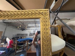 Monumental 18th Century French Louis XVI Giltwood Mirror
