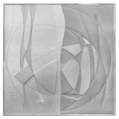 Monumental 1970s Brutalist Mixed-Media Wall Sculpture