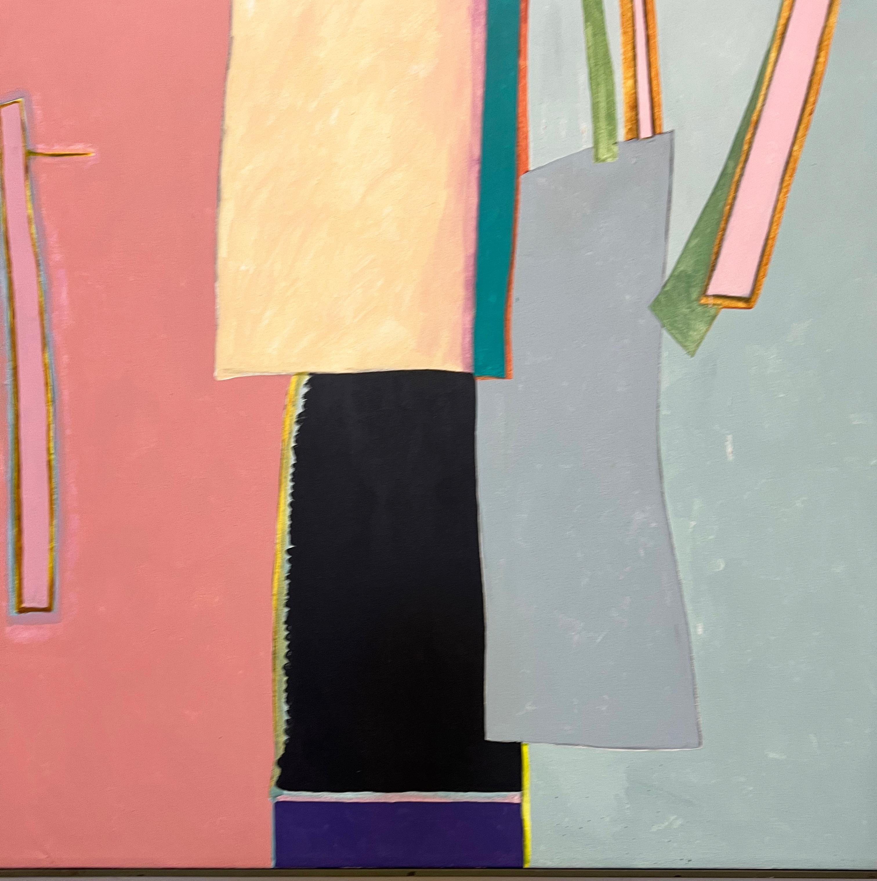 Modern Monumental 1980s Abstract Painting by Harley Francis For Sale