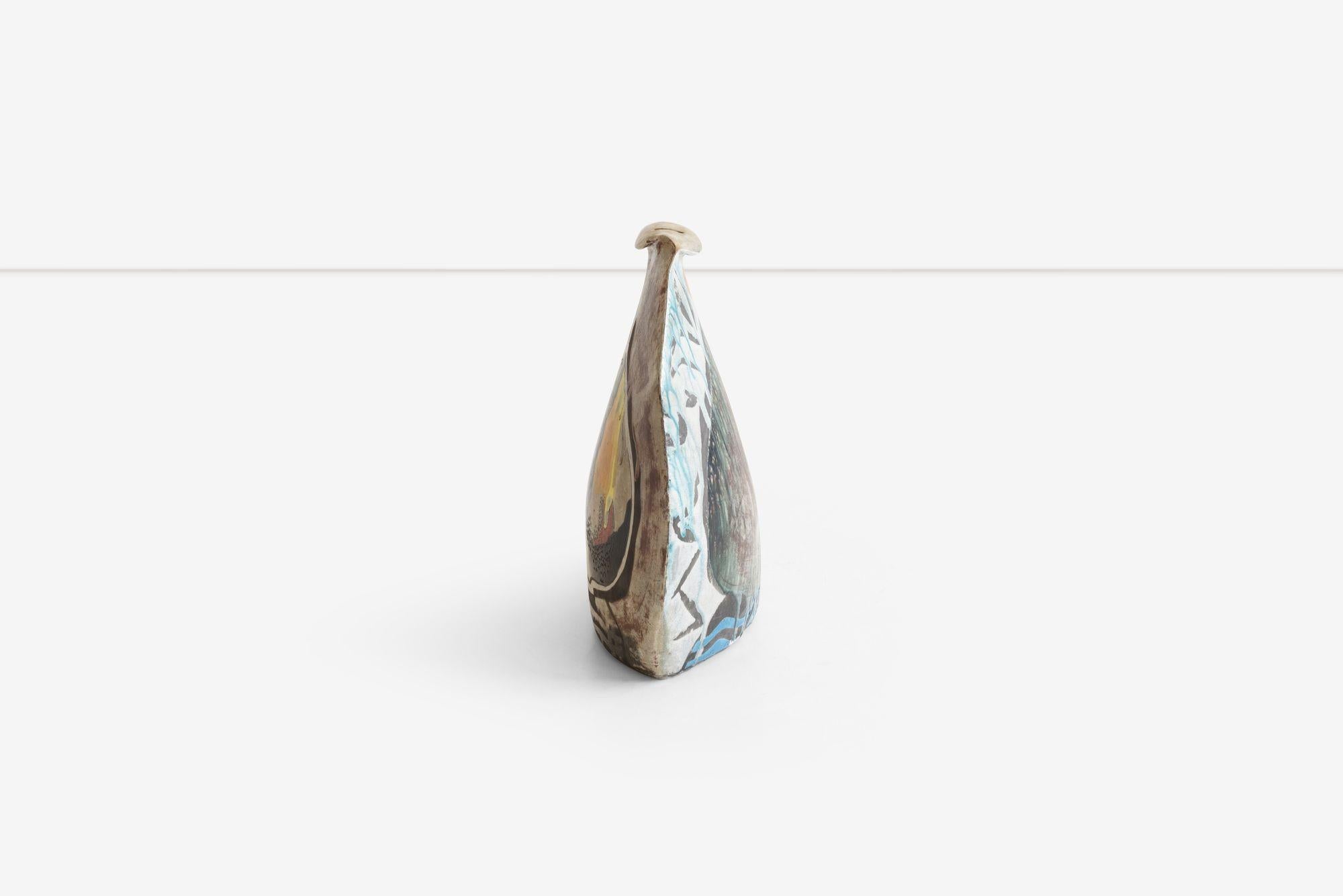 Vase monumental en céramique des années 1980 en vente 3