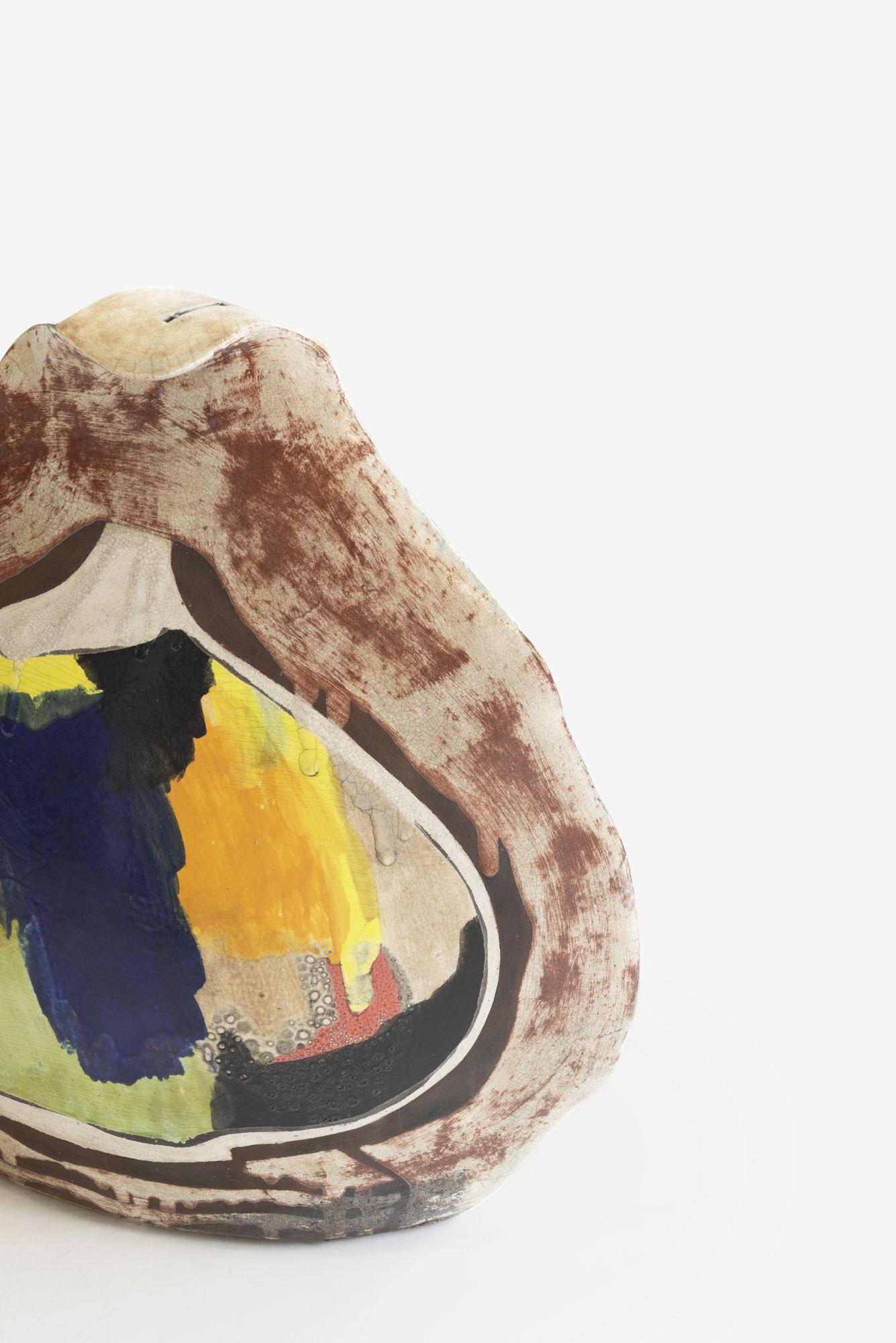Vase monumental en céramique des années 1980 en vente 6
