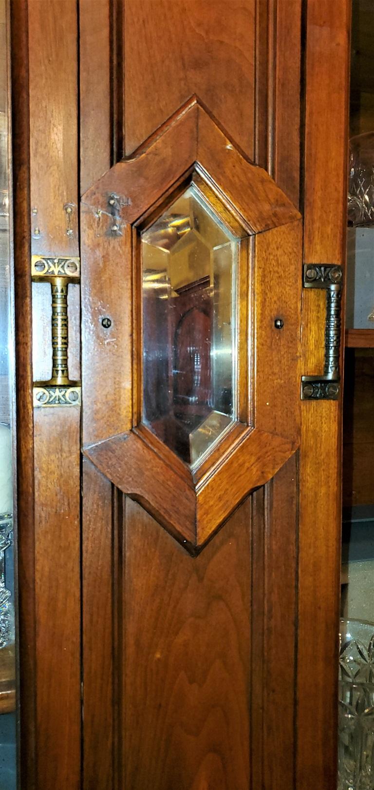 Monumental 19th Century Masonic Display Cabinet from South Dakota 1